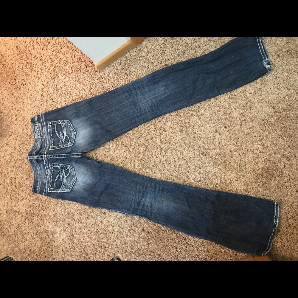 Silver jeans